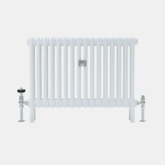 Florence 2 column 500mm curved steel column radiator